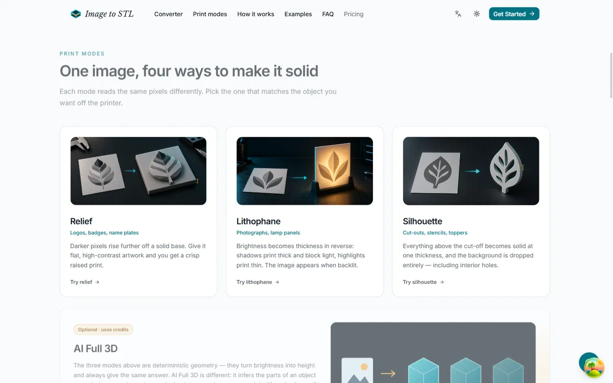 Img2STL screenshot