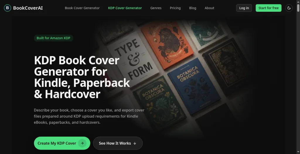 BookCoverAI screenshot