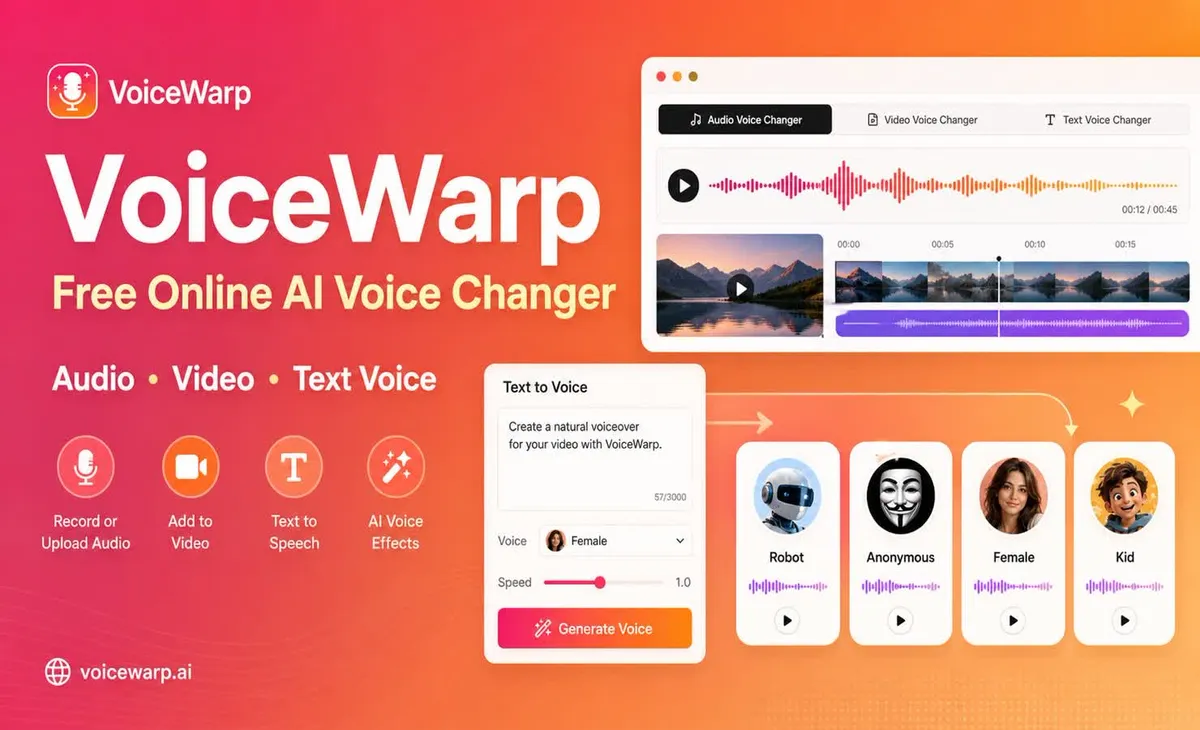 VoiceWarp screenshot