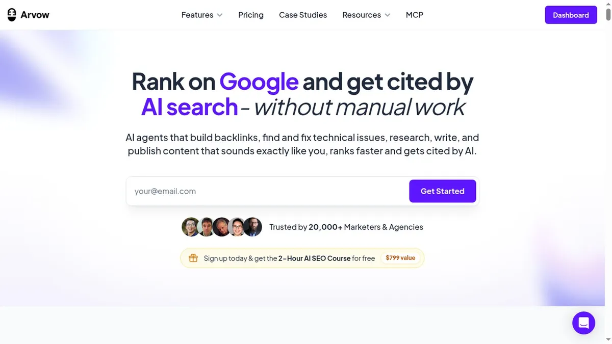 Arvow screenshot
