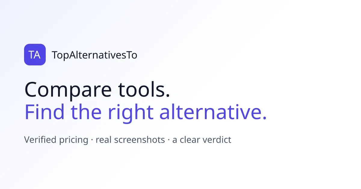 TopAlternatives screenshot