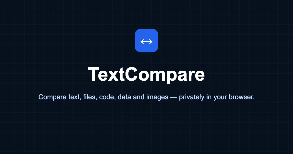 TextCompare screenshot