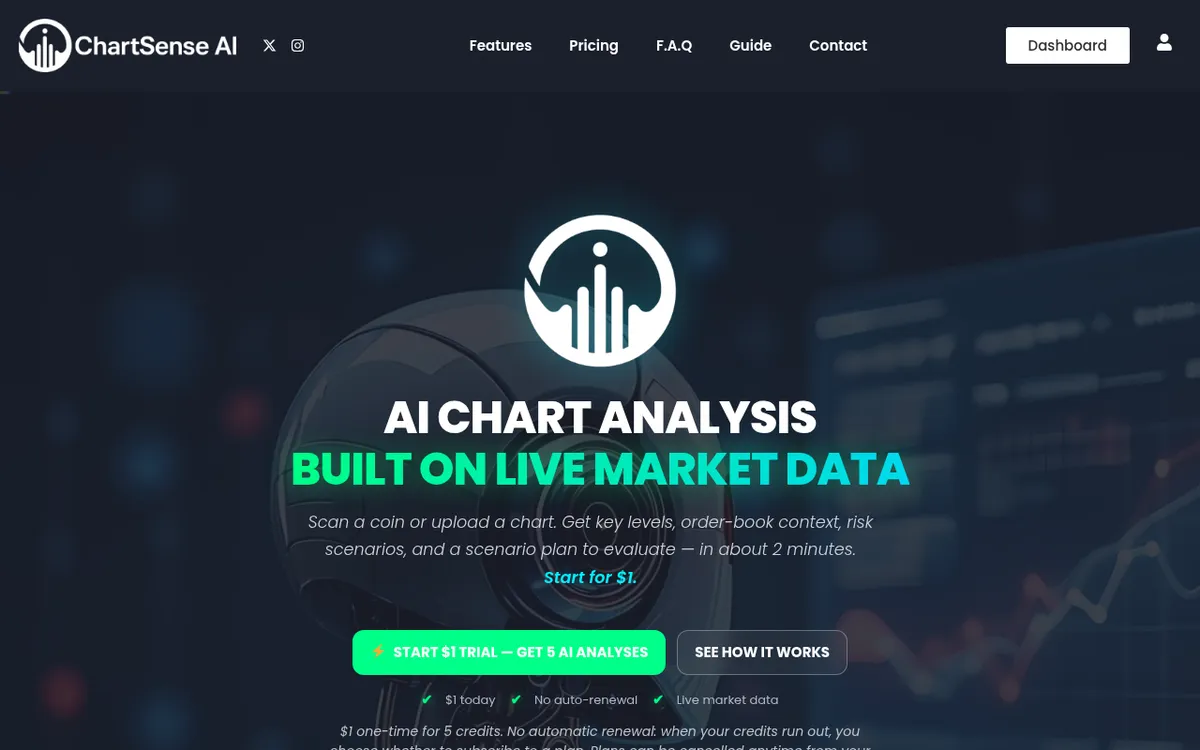 ChartSense AI screenshot