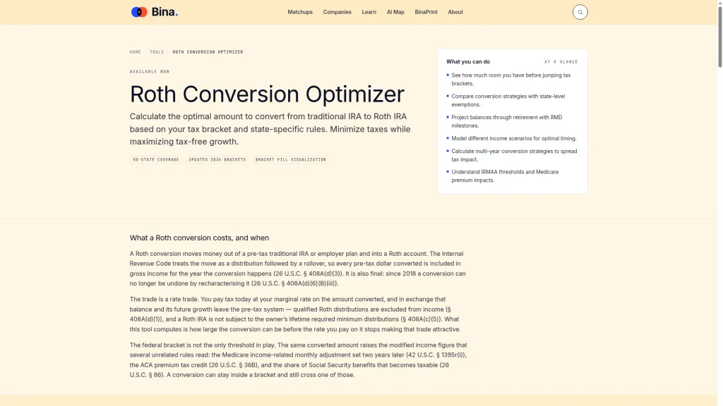Bina Capital Tools screenshot
