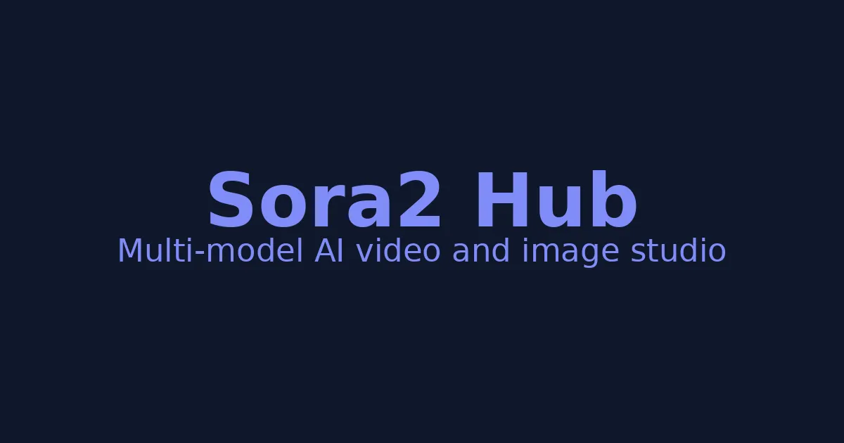 Sora2 Hub screenshot
