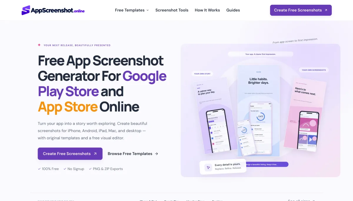 App Screenshot Free Tool screenshot