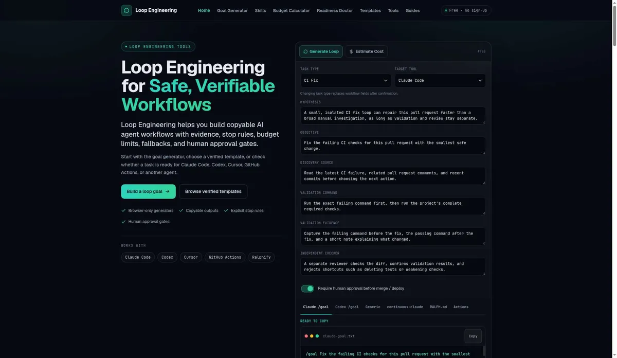 Loop Engineering screenshot