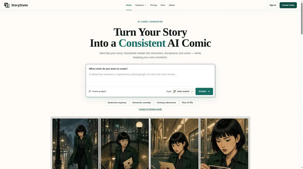 StoryState screenshot